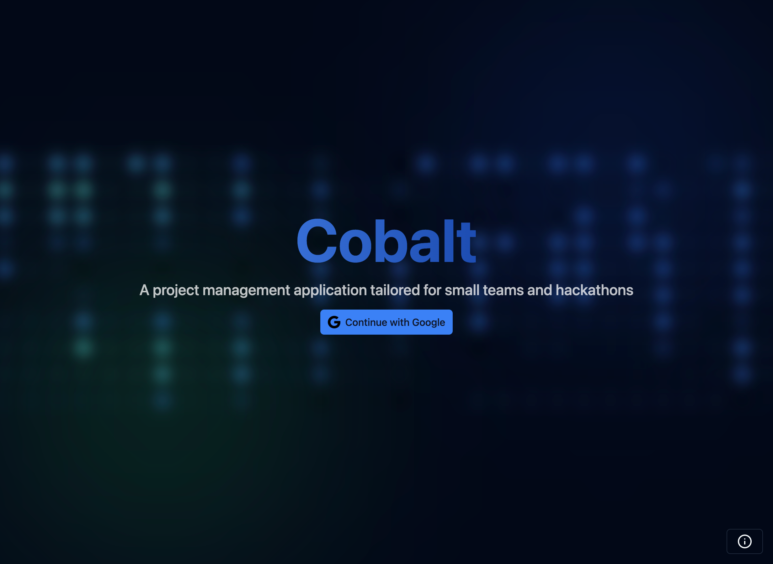 A screenshot of Cobalt