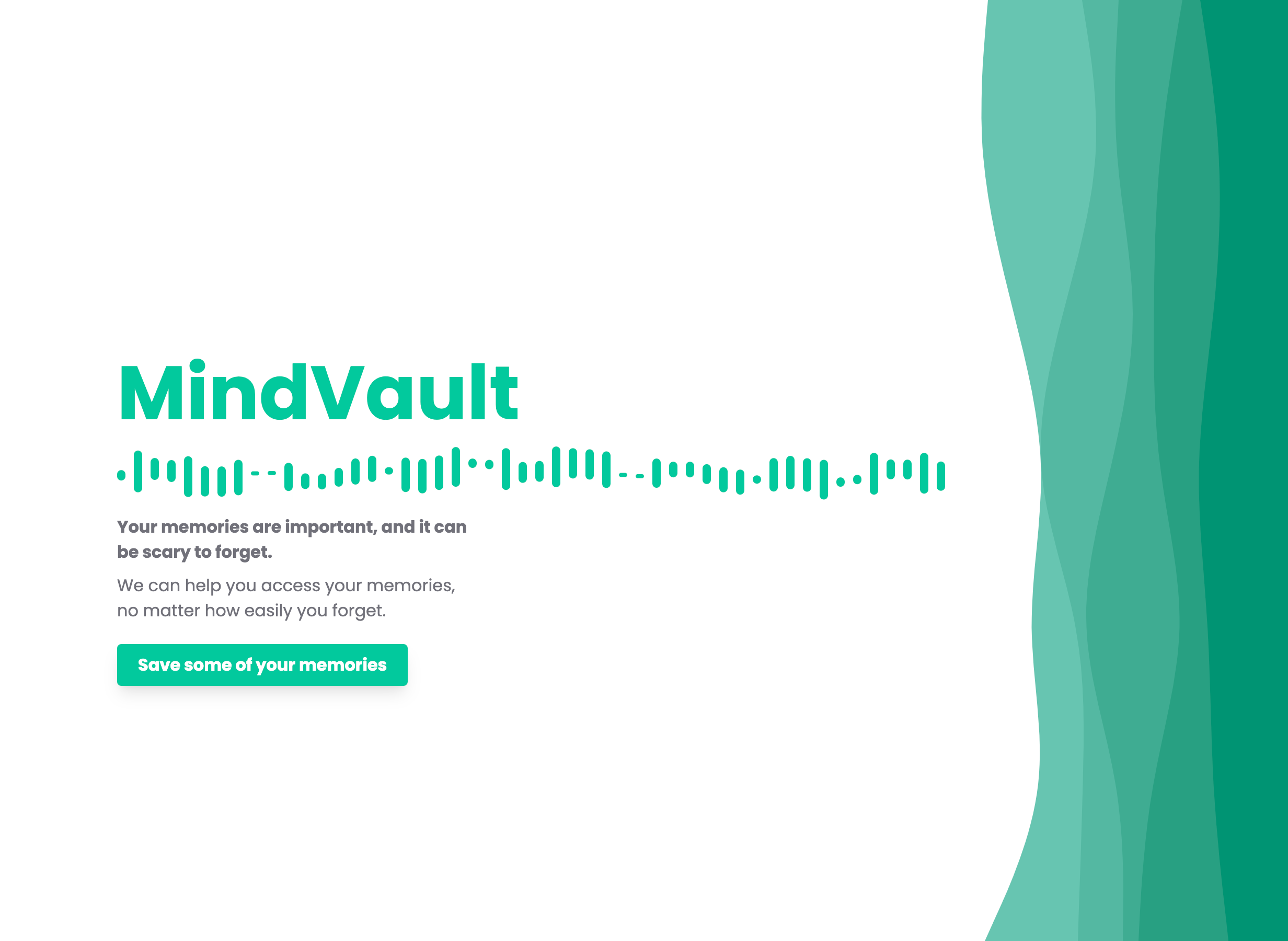 A screenshot of MindVault